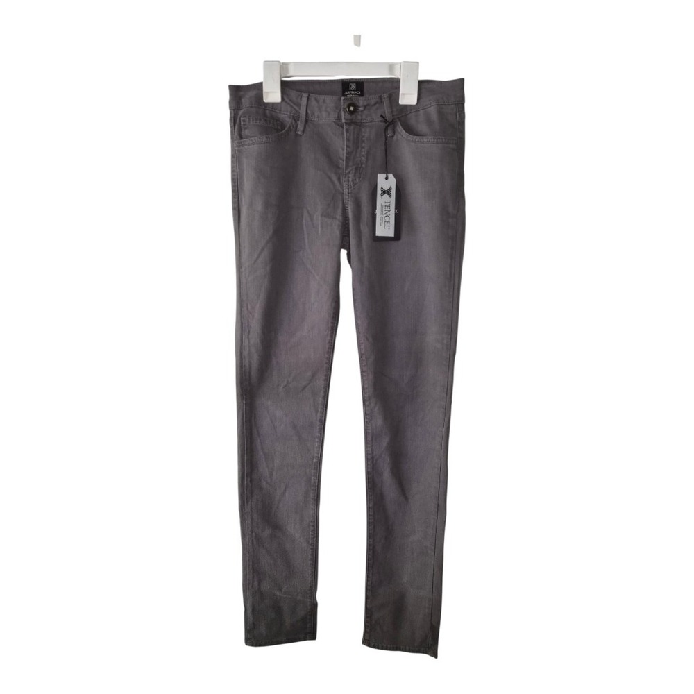 Just Black Women's Charcoal Skinny Jeans Size 30 Tencel Blend Stretch Usa